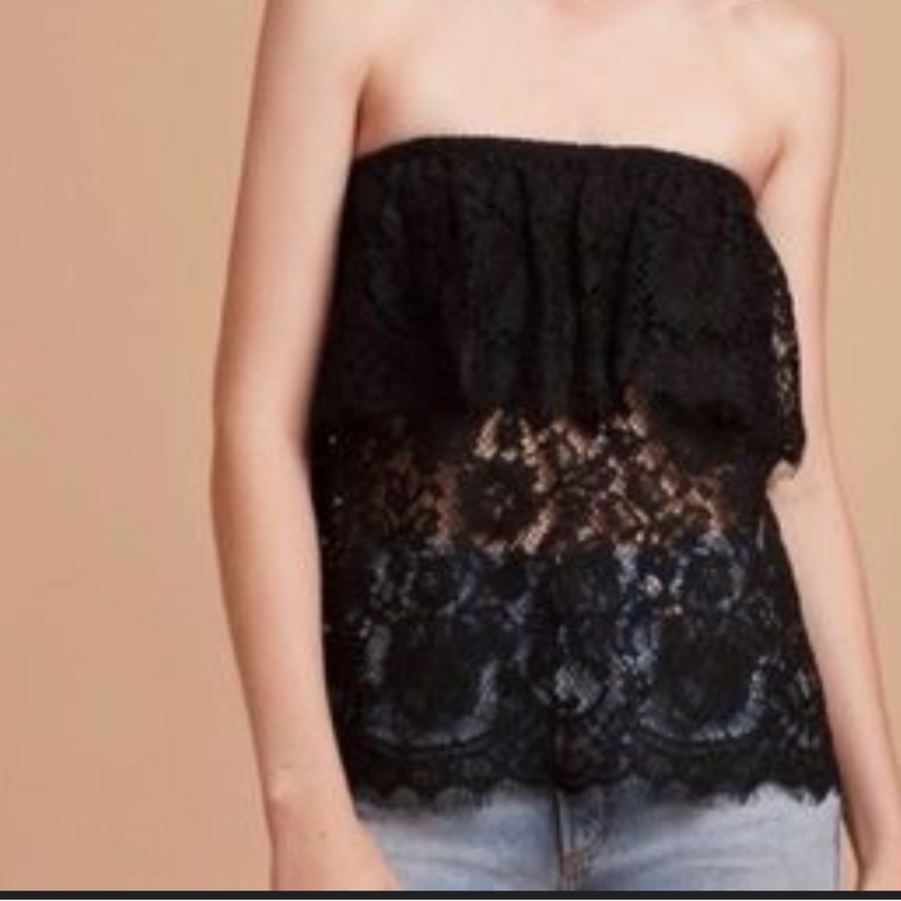 Wilfred lace strapless top new with tags size medium